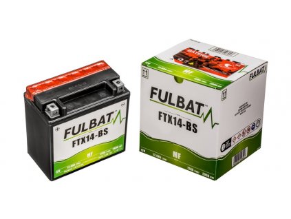batéria 12V, YTX14-BS, 12Ah, 200A, bezúdržbová MF AGM 150x87x145 FULBAT (vrátane balenia elektrolytu)