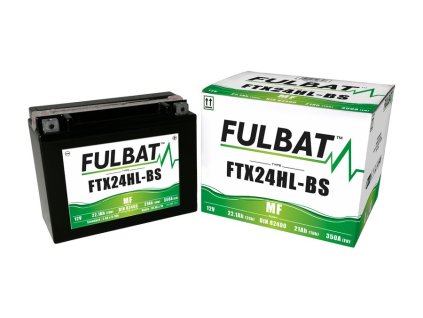 batéria 12V YTX24HL-BS 21Ah 350A bezúdržbová MF AGM 205x87x162 FULBAT vrátane balenia elektrolytu