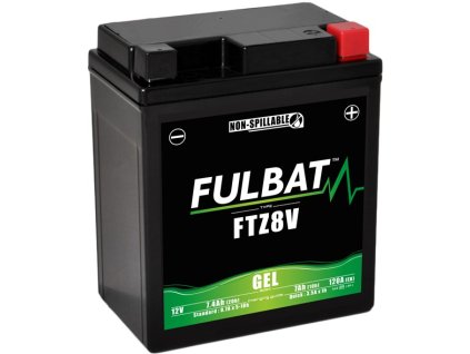 batéria 12V, YTZ8V GEL, 7,4Ah, 120A, bezúdržbová technológia GEL 114x71x131 FULBAT (aktivovaná z výroby)