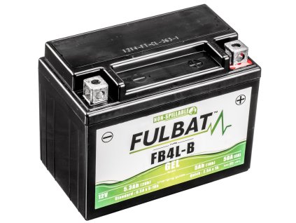 batéria 12V, FB4L-B GEL, 12V, 5Ah, 50A, bezúdržbová technológia GEL 120x70x92 FULBAT (aktivovaná z výroby)
