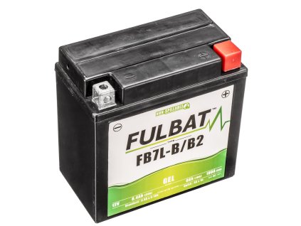 batéria 12V YB7L-B/B2 GEL 12V 8Ah 100A bezúdržbová GEL technológia 136x76x130 FULBAT aktivovaná vo výrobe