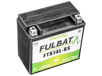 batéria 12V YTX14L-BS GEL 12V 12Ah 200A bezúdržbová GEL technológia 150x87x145 FULBAT aktivovaná vo výrobe