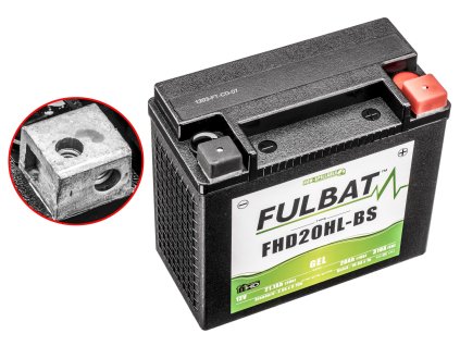 batéria 12V YTX20HL-BS GEL HarleyD 20Ah 310A bezúdržbová GEL technológia 175x87x155 FULBAT aktivovaná z výroby