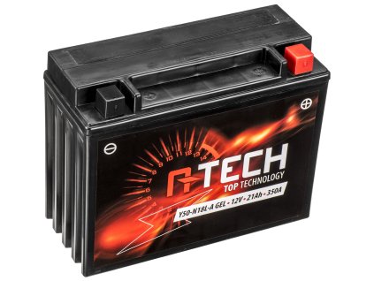 batéria 12V F50-N18L-A GEL 12N18-3A 21Ah 350A bezúdržbová GEL technológia 205x87x162 A-TECH aktivovaná z výroby