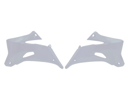 chladičové spojlery Yamaha RTECH biely pár