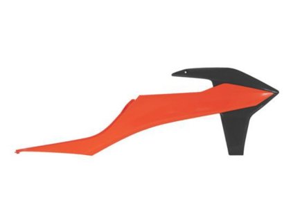 spojlery chladiča KTM RTECH oranžovo-čierny pár