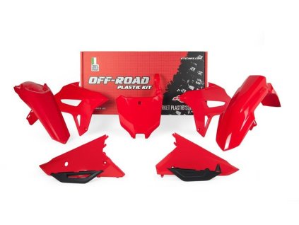sada plastových dielov Honda RTECH červená 6 dielov vrátane krytov vzduchového filtra