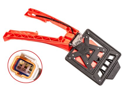 LED zadné svetlo Beta vrátane držiaka RZ 60° INTEGRA RTECH červená