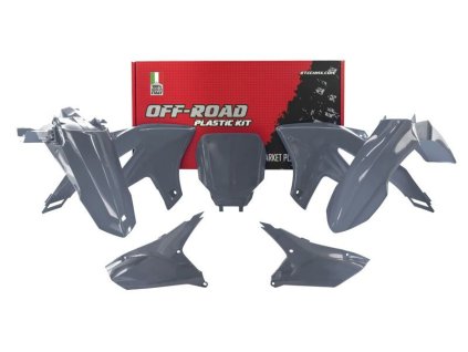 sada plastových dielov Yamaha RTECH šedá 6 dielov