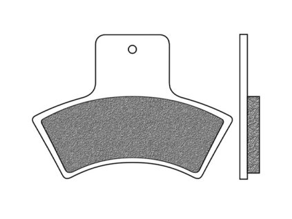 brzdové doštičky NEWFREN (OFF ROAD ATV SINTERED compound) 2 ks v balení