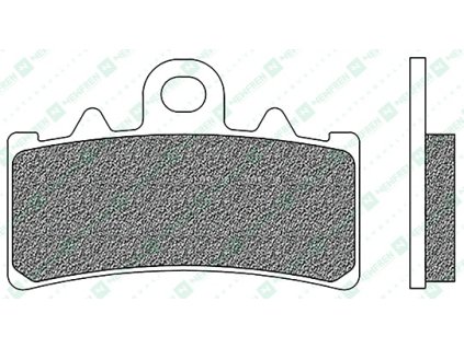 nEWFREN brzdové doštičky zmes ROAD TOURING SINTERED 2 ks v balení