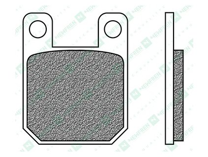 brzdové doštičky, NEWFREN (OFF ROAD DIRT ORGANIC zmes) 2 ks v balení
