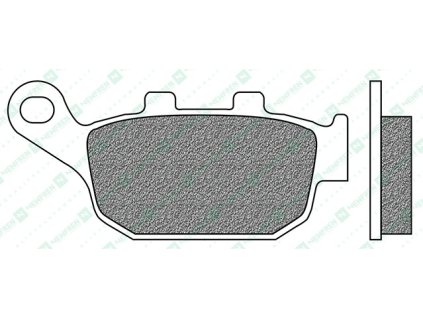 brzdové doštičky NEWFREN (zmes ROAD TOURING ORGANIC) 2 ks v balení