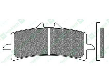 brzdové doštičky NEWFREN (ROAD TT PRO SINTERED) 2 ks v balení