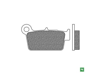 nEWFREN brzdové doštičky OFF ROAD DIRT SINTERED 2 ks v balení