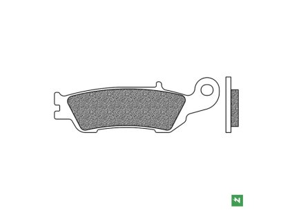 nEWFREN brzdové doštičky OFF ROAD DIRT SINTERED 2 ks v balení