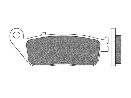 brzdové doštičky NEWFREN zmes SCOOTER ELITE ORGANIC 2 ks v balení