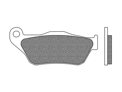 brzdové doštičky NEWFREN zmes SCOOTER ELITE ORGANIC 2 ks v balení