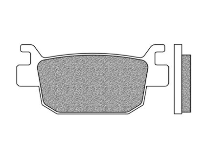 brzdové doštičky NEWFREN (zmes SCOOTER ELITE ORGANIC) 2 ks v balení