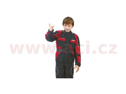 taslanová bunda, ROLEFF, detská (čierna/červená)