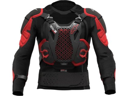 airbagová vesta TECH-AIR®OFF-ROAD system  ALPINESTARS černá/červená 2026 (Veľkosť S)