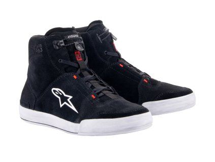 boty CHROME  ALPINESTARS černá/šedá/červená fluo 2027 (Veľkosť 43,5)