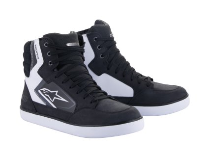 boty J-6 WATERPROOF  ALPINESTARS černá/bílá 2025 (Veľkosť 42, Farba černá/bílá)