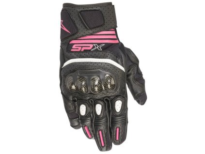 rukavice STELLA SP X AIR CARBON 2  ALPINESTARS černá/fialová (Veľkosť L)