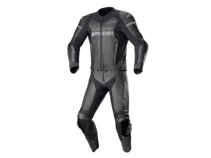 dvoudílná kombinéza GP FORCE CHASER  TECH-AIR 5 kompatibilní  ALPINESTARS černá/černá 2025 (Veľkosť 48)