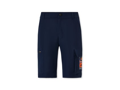 šortky TEAM  KTM RED BULL modrá oranžová (Veľkosť S)