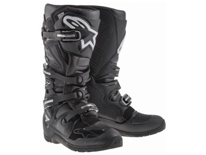 boty TECH 7 ENDURO  ALPINESTARS černé 2025 (Veľkosť 40,5)