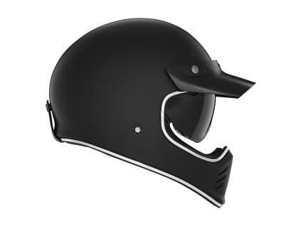 přilba SEVENTY II  NOX PREMIUM černá matná 2025 (Veľkosť XS)