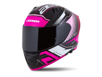 přilba Aero Drome  CASSIDA černá met/růžová/bílá 2026 (Veľkosť XS (53 až 54 cm))