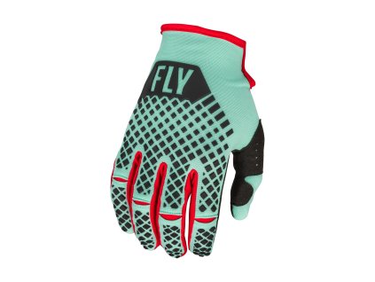 rukavice KINETIC SE  FLY RACING - USA 2023 mint/černá/červená (Veľkosť 3XL)