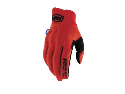 rukavice COGNITO SMART SHOCK  100% - USA červená (Veľkosť S)