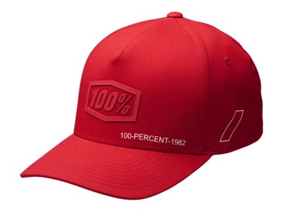 kšiltovka 100% - SHADOW Flexfit červená (Veľkosť S/M)