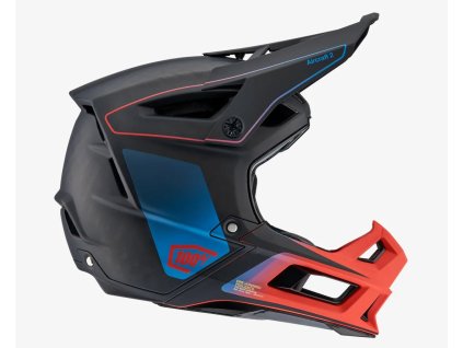 přilba AIRCRAFT 2  100% - USA modrá/červená (Veľkosť L)