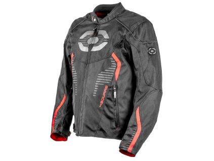 street bunda SPORTSTER  4SQUARE - pánská černá červená 2025 (Veľkosť M)