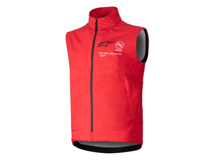 vesta TECHSTAR SOFTSHELL  ALPINESTARS  dětská červená 2025 (Veľkosť S)