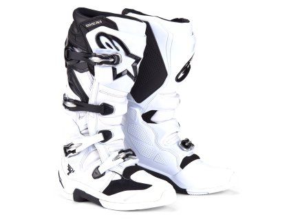boty TECH 7  ALPINESTARS bílá/černá 2026 (Veľkosť 44,5)