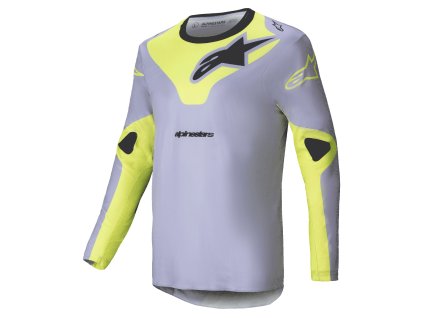 dres RACER VEIL  ALPINESTARS šedá/žlutá fluo 2025 (Veľkosť S)