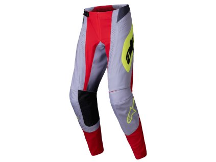 kalhoty TECHSTAR MELT  ALPINESTARS červená/šedá 2025 (Veľkosť 34)