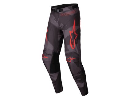 kalhoty RACER HOLLOW  ALPINESTARS šedá camo/oranžová fluo 2025 (Veľkosť 28)