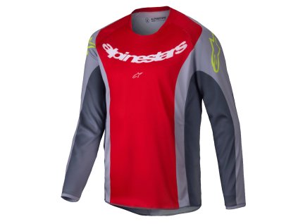 dres RACER MELT  ALPINESTARS  dětský červená/šedá 2025 (Veľkosť S)
