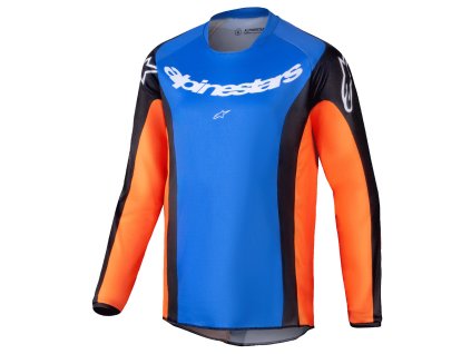 dres RACER MELT  ALPINESTARS  dětský oranžová/modrá 2025 (Veľkosť S)