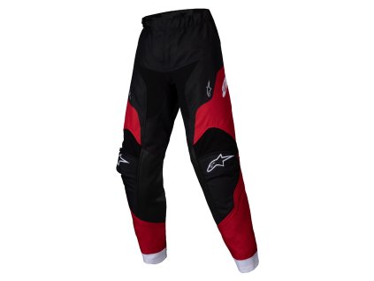 kalhoty RACER VEIL KIDS  ALPINESTARS  dětské černá/červená 2025 (Veľkosť 18)