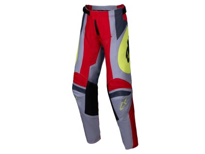 kalhoty RACER MELT  ALPINESTARS  dětské červená/šedá 2025 (Veľkosť 26)