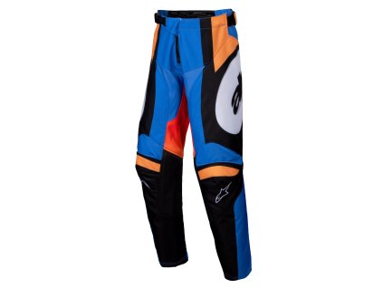 kalhoty RACER MELT  ALPINESTARS  dětské oranžová/modrá 2025 (Veľkosť 22)