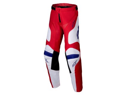 kalhoty RACER VEIL  ALPINESTARS  dětské červená/bílá 2025 (Veľkosť 22)