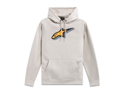 mikina QUICKNESS HOODIE  ALPINESTARS bílá offwhite (Veľkosť L)